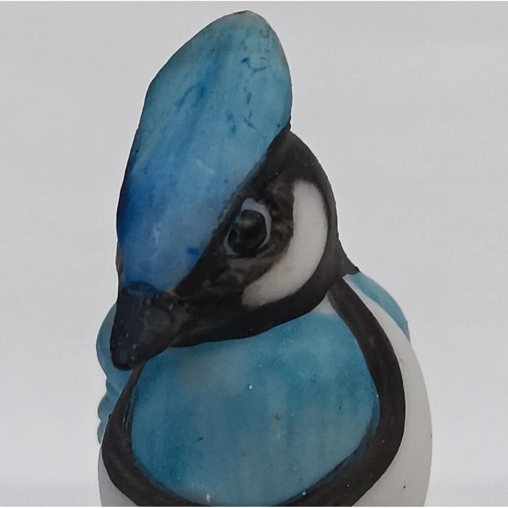 Franklin Mint Garden Bird World Snow Bunting Bluejay Goldfinch Lot Mini Figures